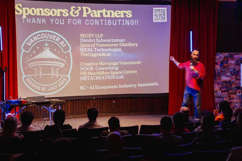 Vancouver AI Meetup — July 2025 — photo by Michelle Diamond