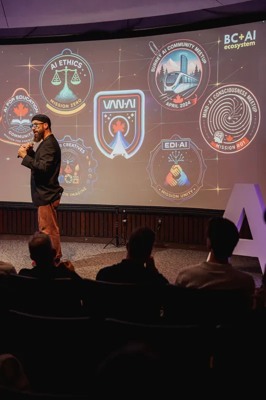 Vancouver AI Meetup - August 2025 — photo by Michelle Diamond