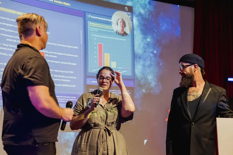 Vancouver AI Meetup - August 2025 — photo by Michelle Diamond