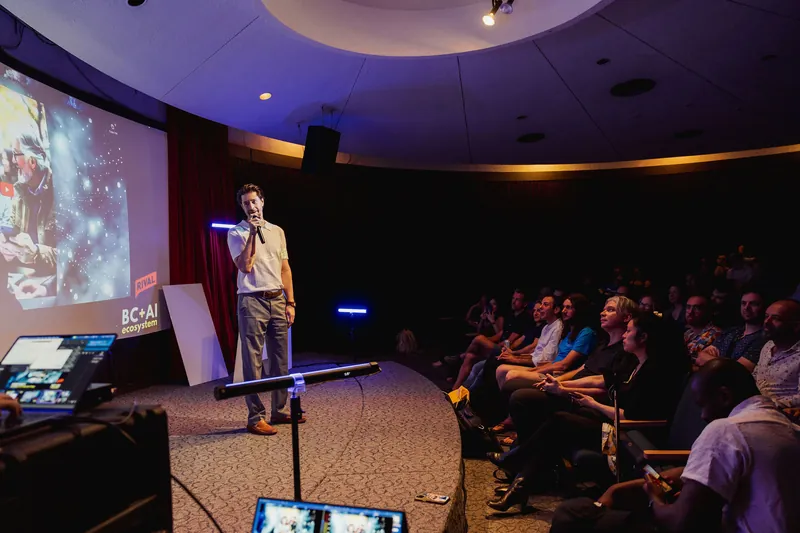 Vancouver AI Meetup - August 2025 — photo by Michelle Diamond