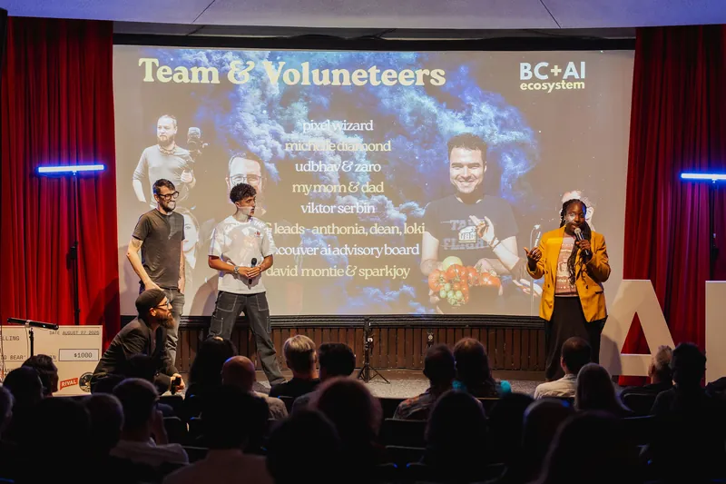 Vancouver AI Meetup - August 2025 — photo by Michelle Diamond