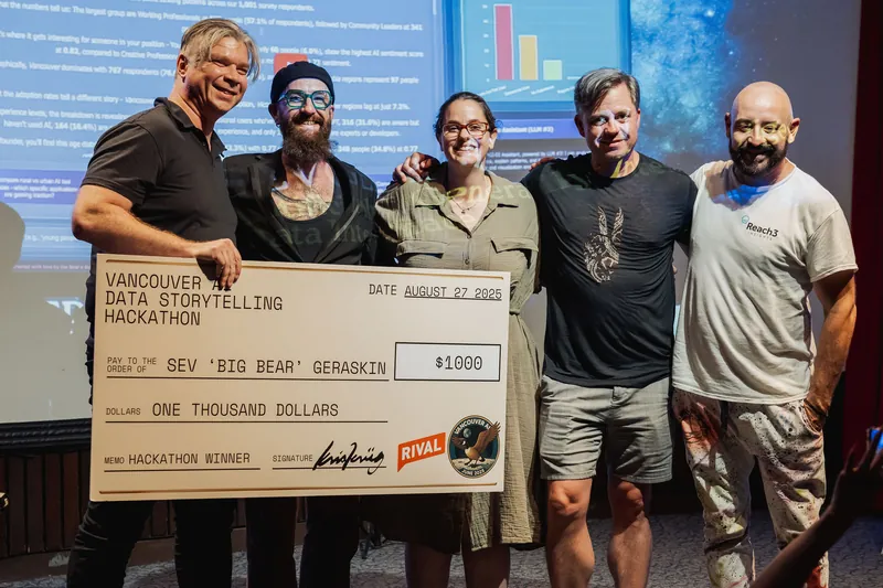 Vancouver AI Meetup - August 2025 — photo by Michelle Diamond