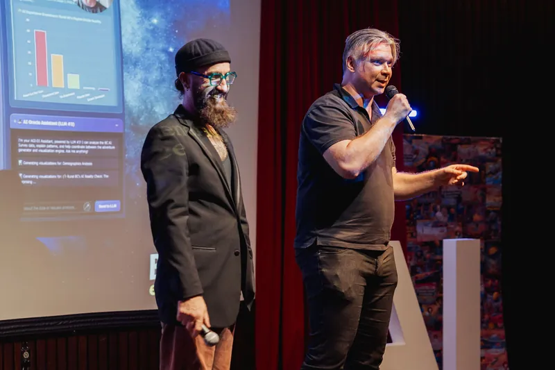 Vancouver AI Meetup - August 2025 — photo by Michelle Diamond