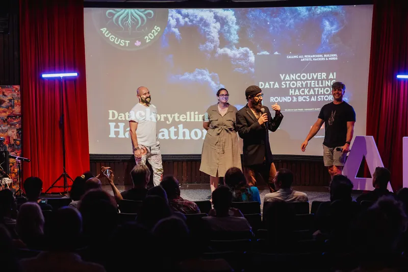 Vancouver AI Meetup - August 2025 — photo by Michelle Diamond