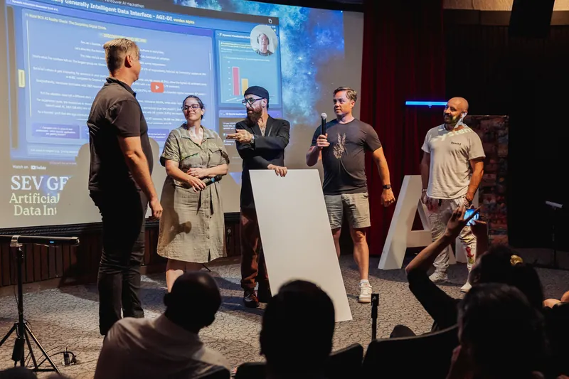 Vancouver AI Meetup - August 2025 — photo by Michelle Diamond