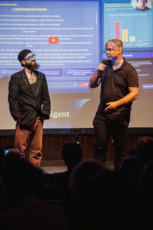 Vancouver AI Meetup - August 2025 — photo by Michelle Diamond