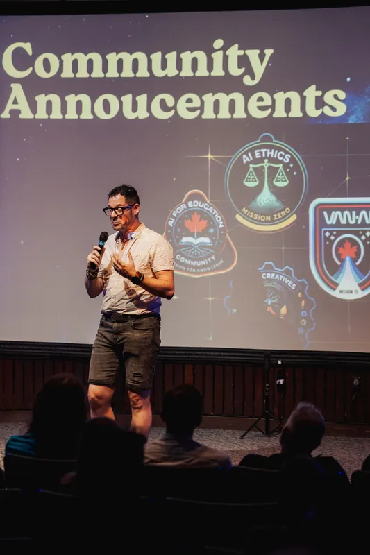 Vancouver AI Meetup - August 2025 — photo by Michelle Diamond