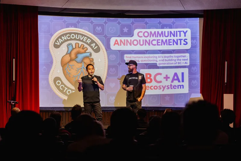 Vancouver AI Meetup - October 2025 — photo by Michelle Diamond