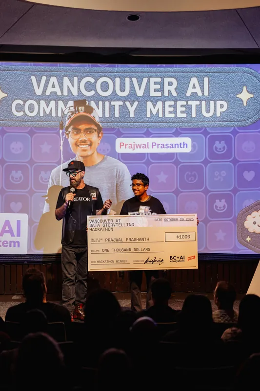 Vancouver AI Meetup - October 2025 — photo by Michelle Diamond