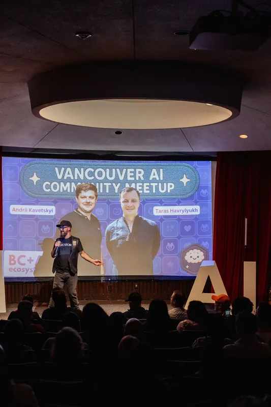 Vancouver AI Meetup - October 2025 — photo by Michelle Diamond