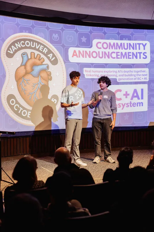 Vancouver AI Meetup - October 2025 — photo by Michelle Diamond
