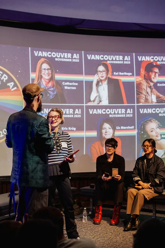 Vancouver AI Meetup - November 2025 — photo by Michelle Diamond