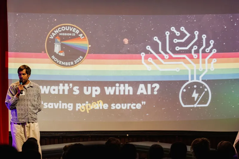 Vancouver AI Meetup - November 2025 — photo by Michelle Diamond