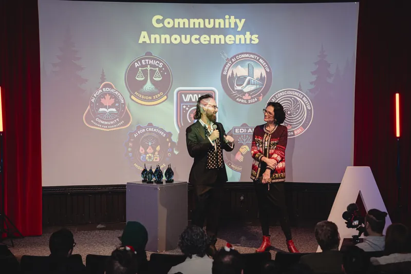 Vancouver AI Meetup & The Squatchie Awards — December 2025 — photo by Various photographers