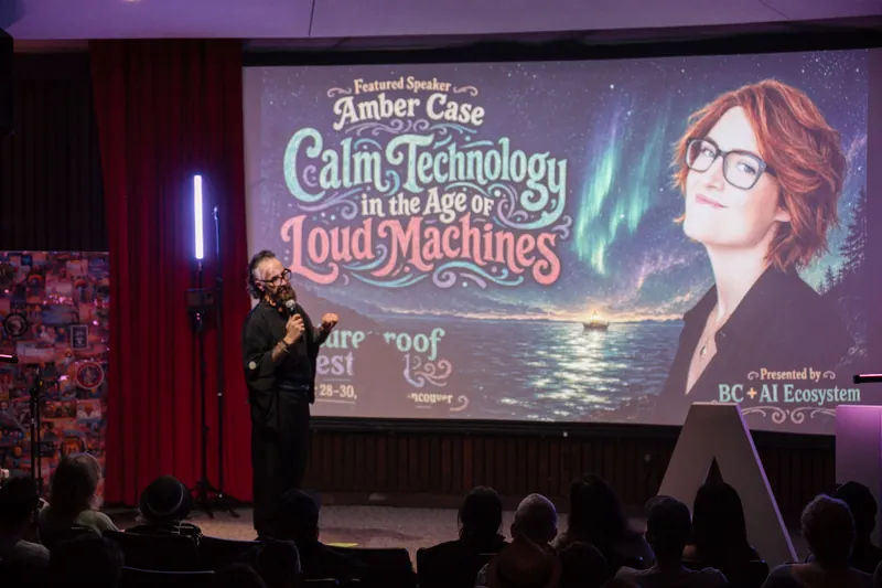 Futureproof Festival introduces Amber Case and Calm Technology — Wider angle.