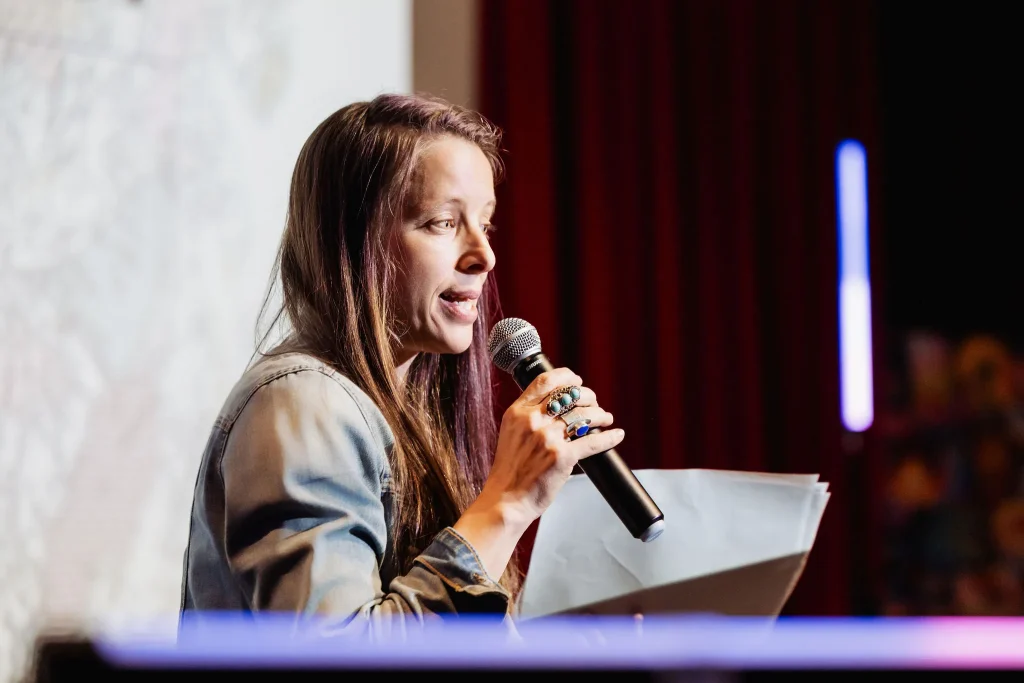 Dr. Rachel Horst speaking at Vancouver AI in May 2026.